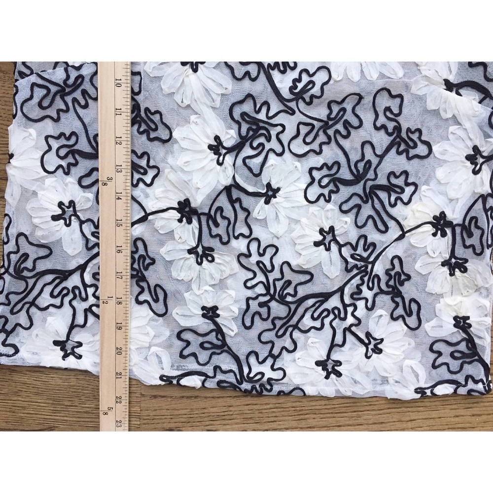 🌹Anthropology Meadow Rue sheer ribbon top🌹 - Picture 5 of 6